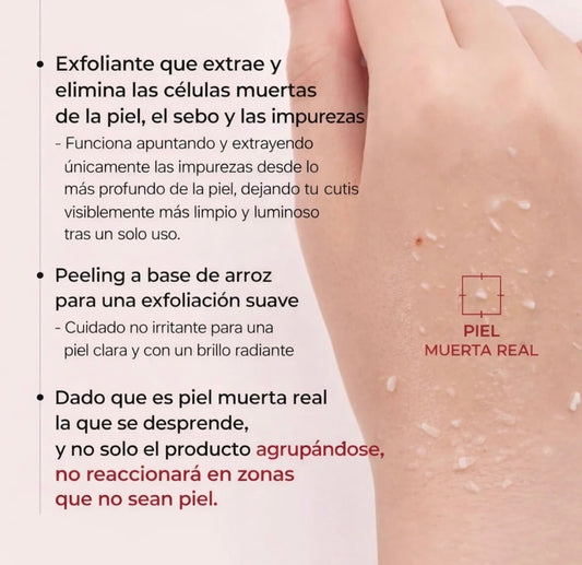 Dr.Melaxin Peel Shot Black Rice – Exfoliante Facial para Poros y Puntos Negros