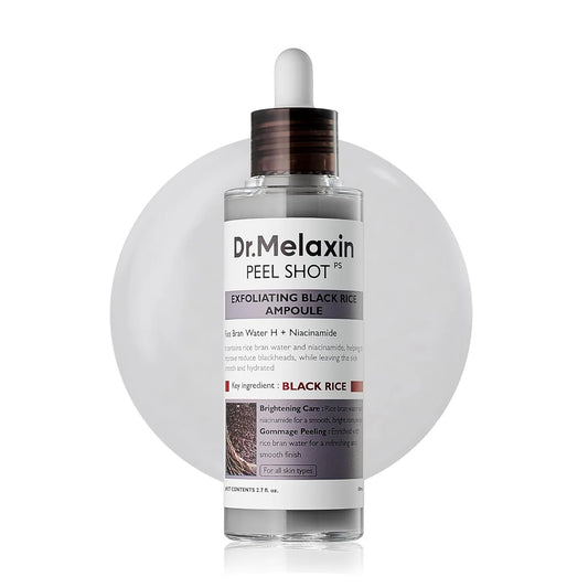 Dr.Melaxin Peel Shot Black Rice – Exfoliante Facial para Poros y Puntos Negros
