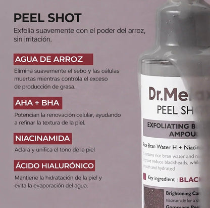 Dr.Melaxin Peel Shot Duo Pack (Black Rice + White Rice) – Rutina Facial Completa