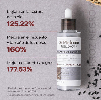 Dr.Melaxin Peel Shot Duo Pack (Black Rice + White Rice) – Rutina Facial Completa